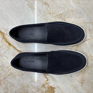 Vince Sonoma Suede Slip-On Shoes Coastal , 8.5 M